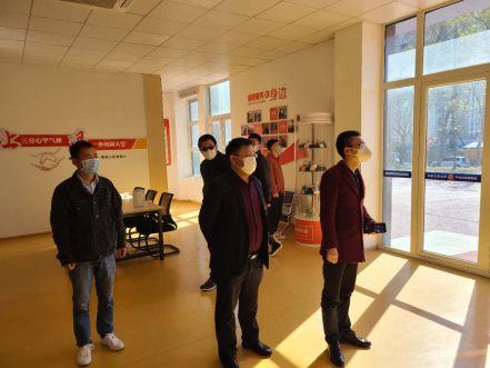 广安爱多贺洪燕一行光临Z6人生就是博软件